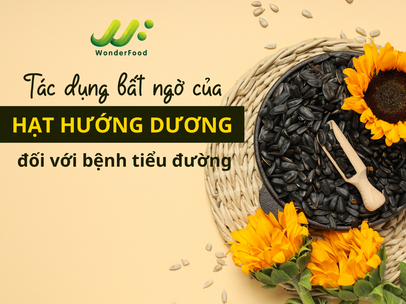 1 Tác dụng bất ngờ hạt hướng dương đối với bệnh tiểu đường.